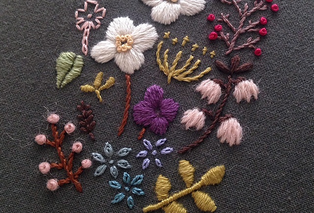 冬日小花|花草刺繡(基礎)